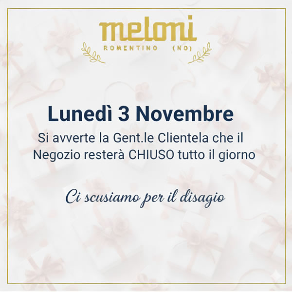 chiusure meloni bomboniere
